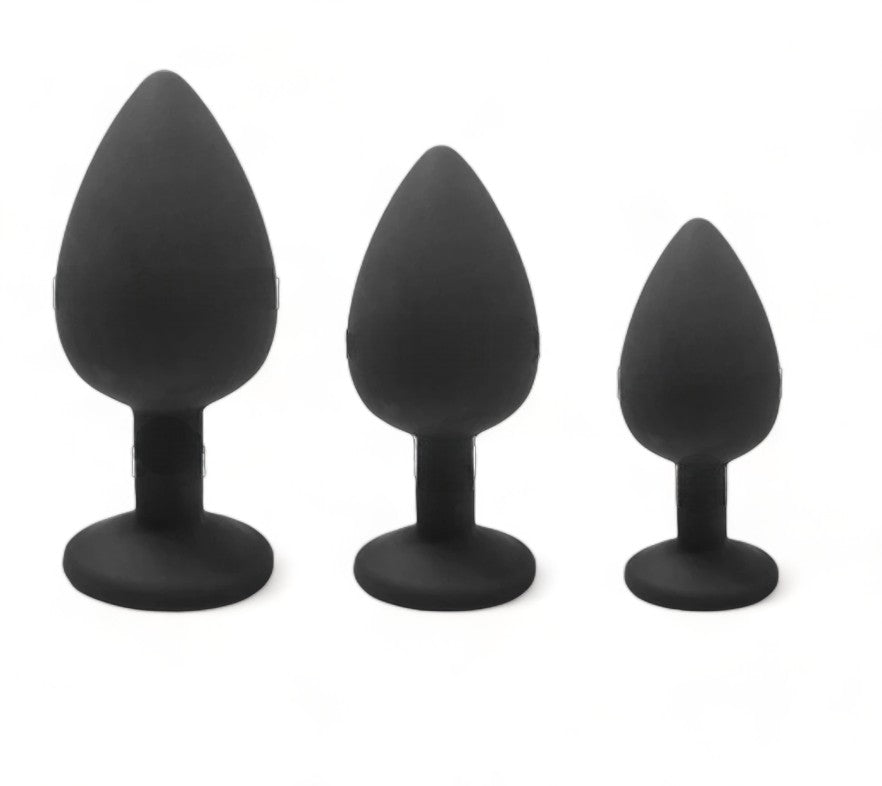 Silicone Butt Plug Training Kit (3 Piece)