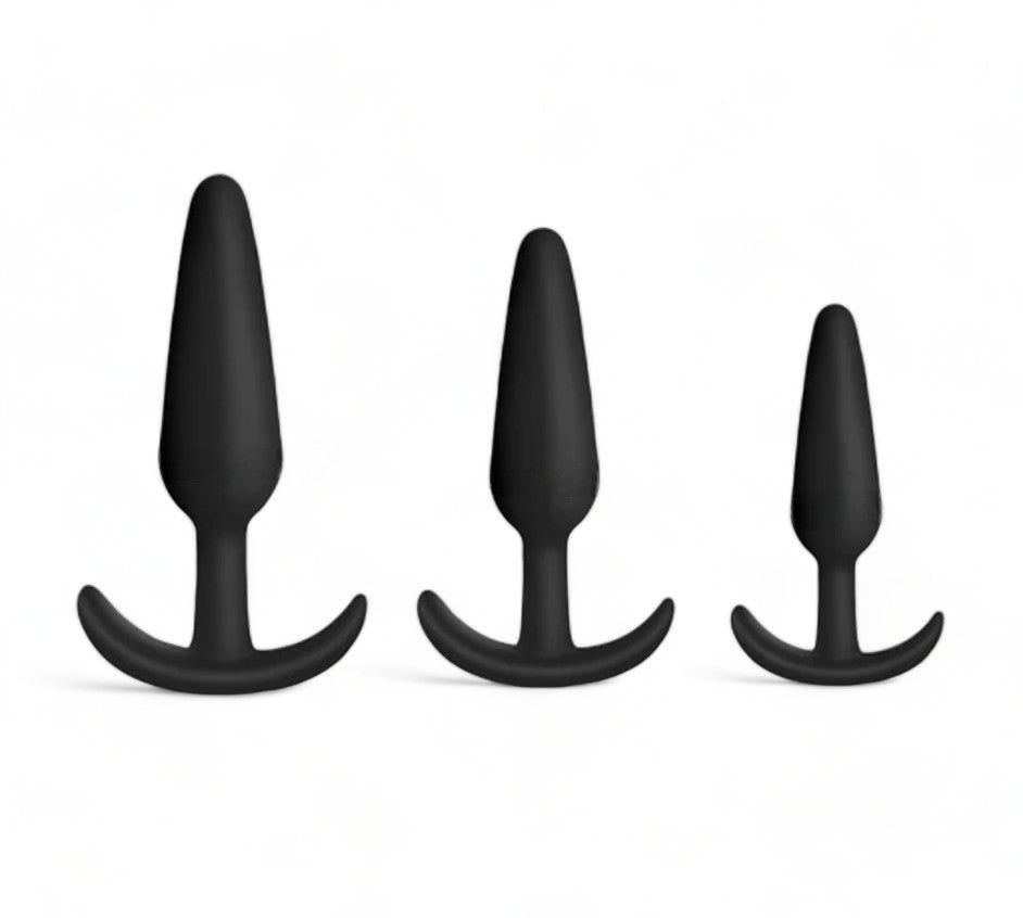 Silicone Anchor Butt Plug Training Kit (3 Piece)