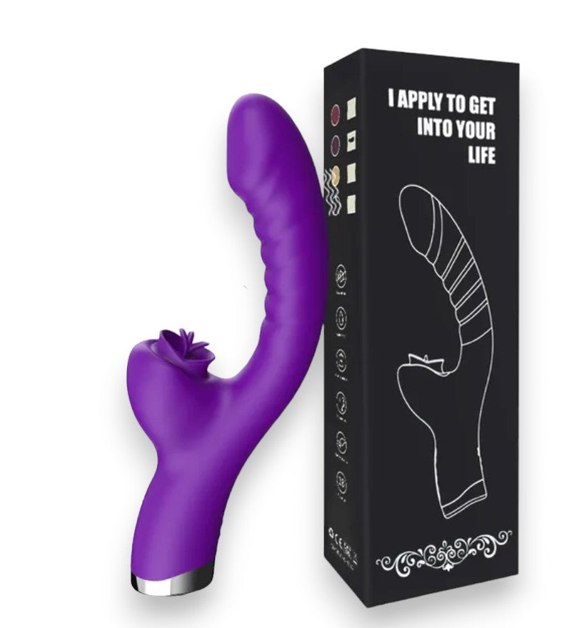 Vibrating Dildo and Clitoris Licking Simulator