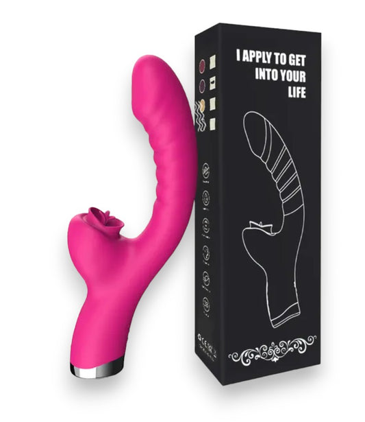 Vibrating Dildo and Clitoris Licking Simulator