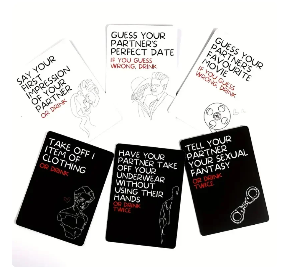 Couples Frisky 'Do It or Drink' Card Game