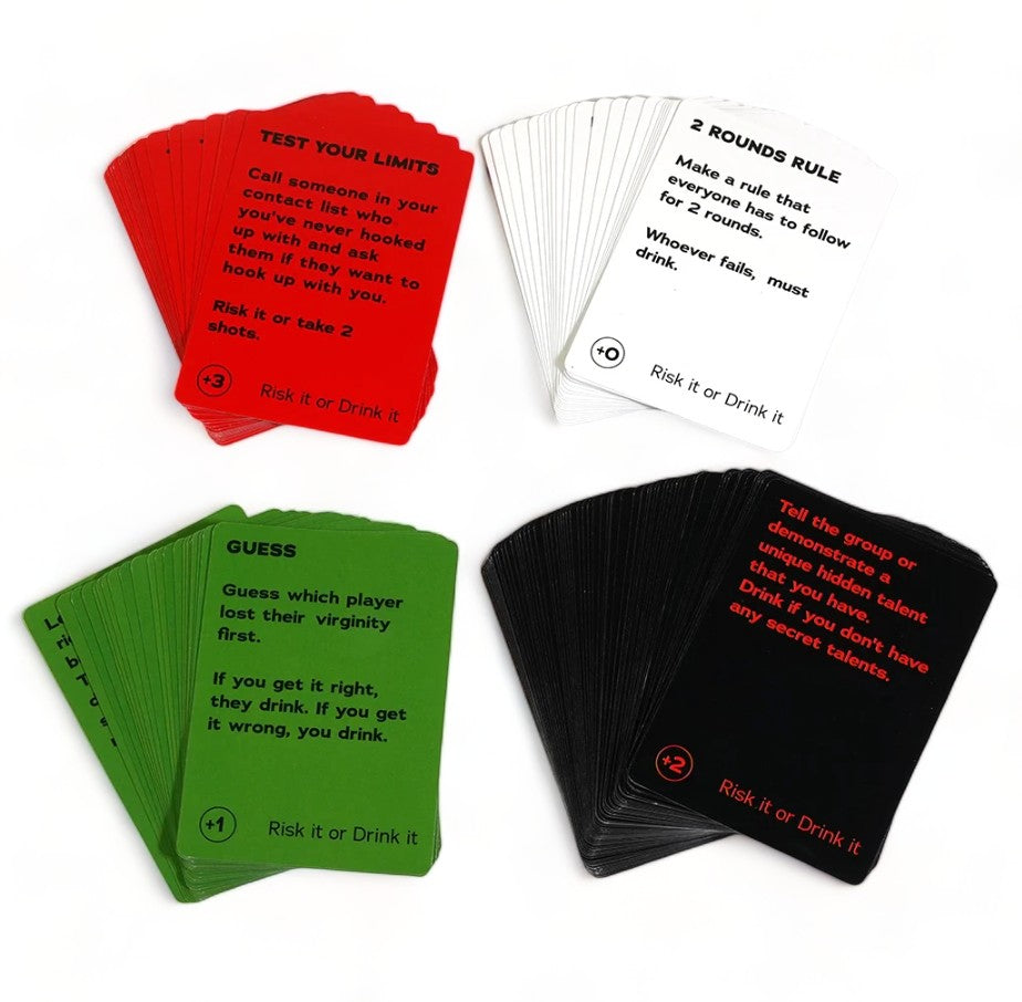 'Risk It Or Drink It' Card Game