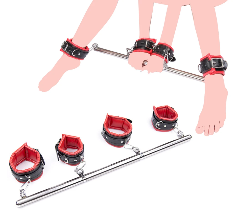 Wrist and Ankle Bondage Bar Restraint