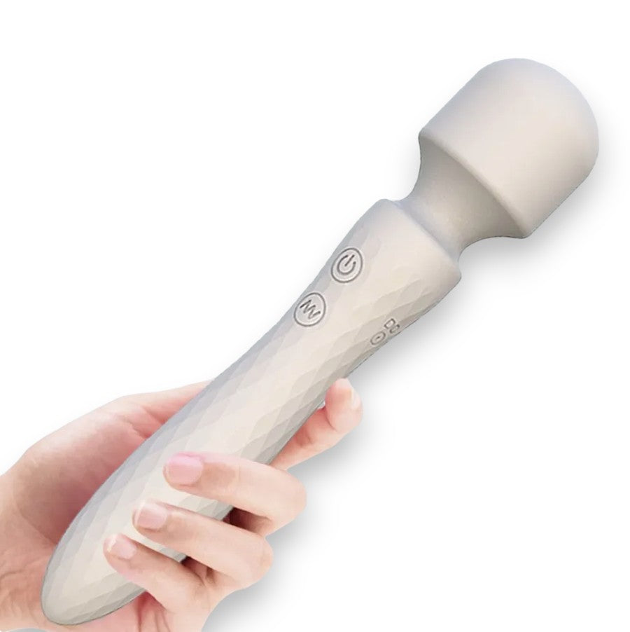 2-in-1 Magic Wand and Vibrating Dildo